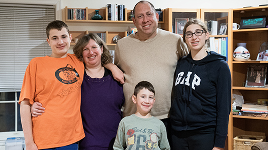 Jeff and Denise secured a loan from Hebrew Free Loan Society and were able to help their child