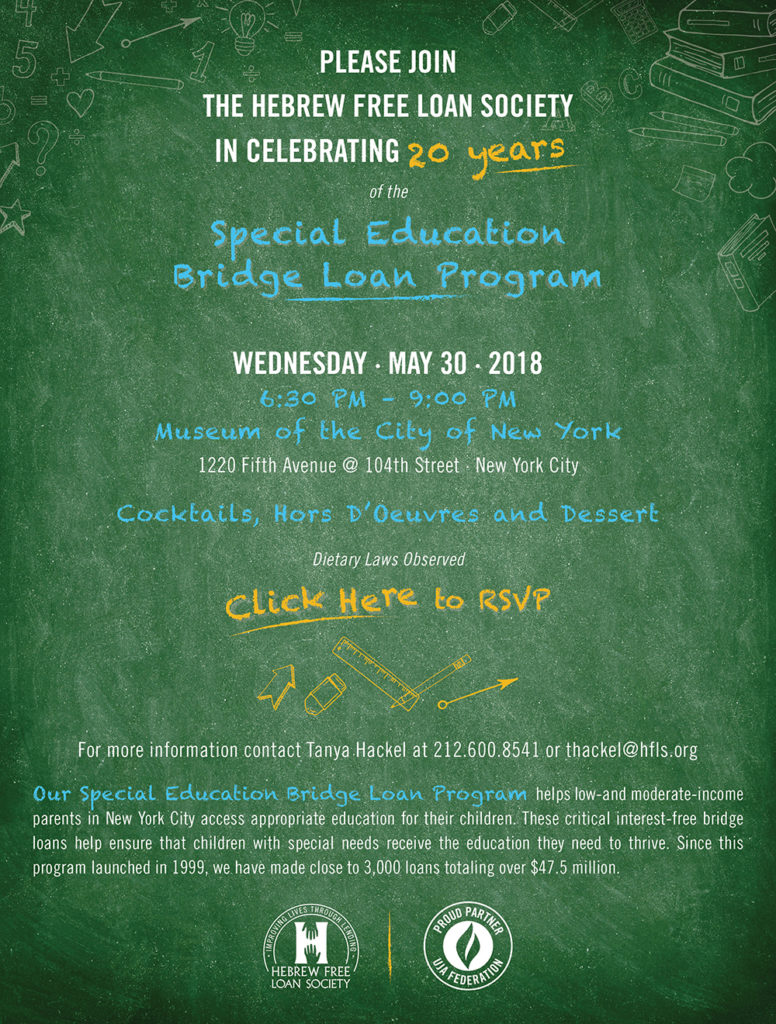 Special Education Bridge Loan Poster